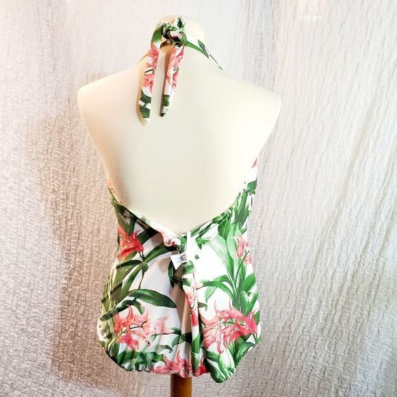 Catalina Floral Print One Piece Swimsuit Size 3X (22W/24W) - Picture 5 of 9